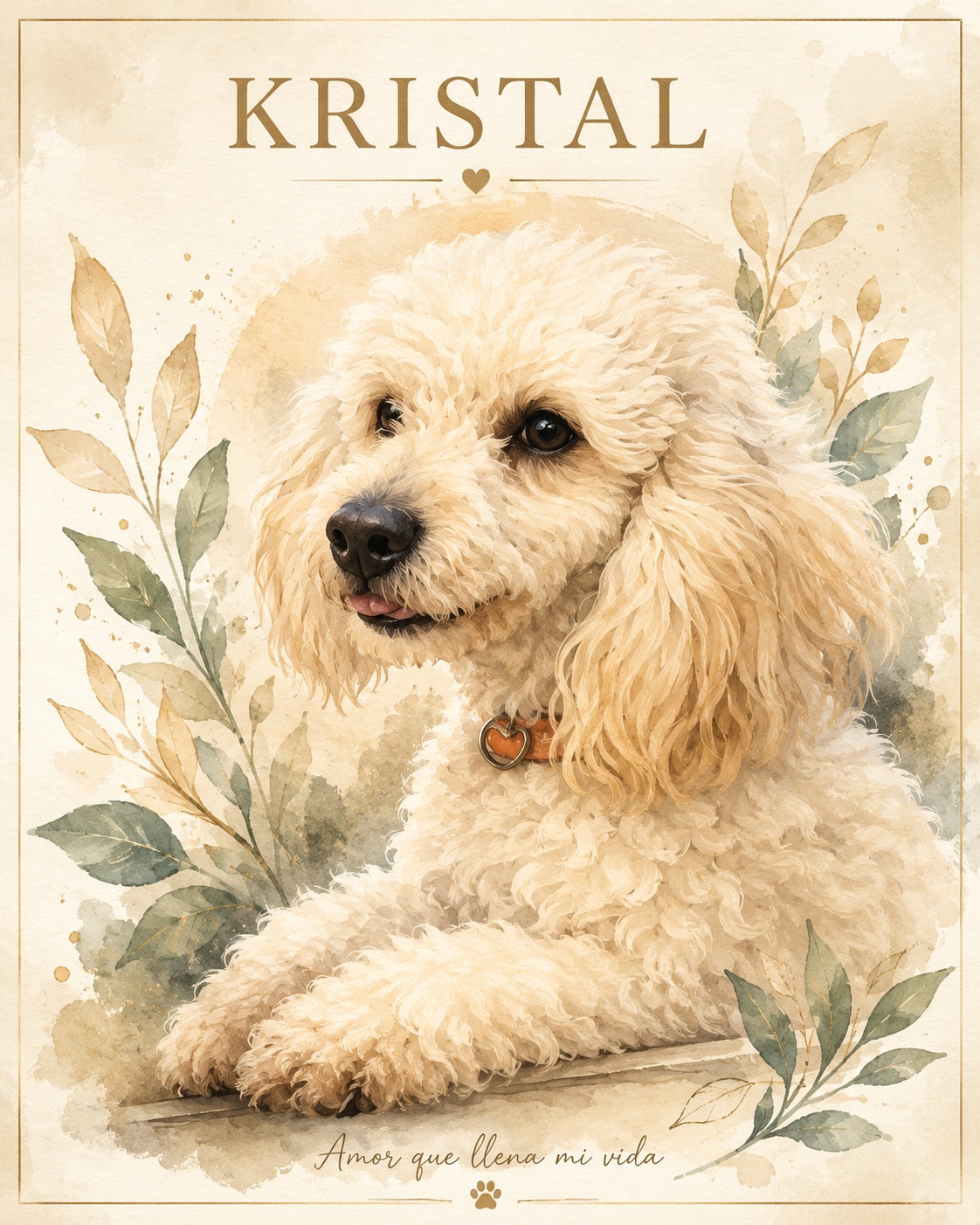 Retrato mascota Kristal